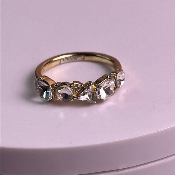 J. Crew Multi Rhinestone ring Size 8 - Picture 6 of 9